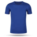 Men's Casual Round Neck Short Sleeve Sport T-Shirt Navy Blue
