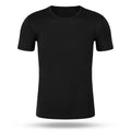 Men's Casual Round Neck Short Sleeve Sport T-Shirt Black